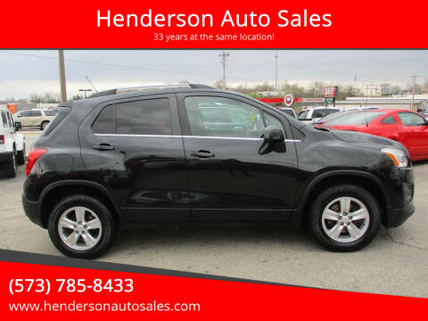 2015 Chevrolet Trax for sale at Henderson Auto Sales in Poplar Bluff MO