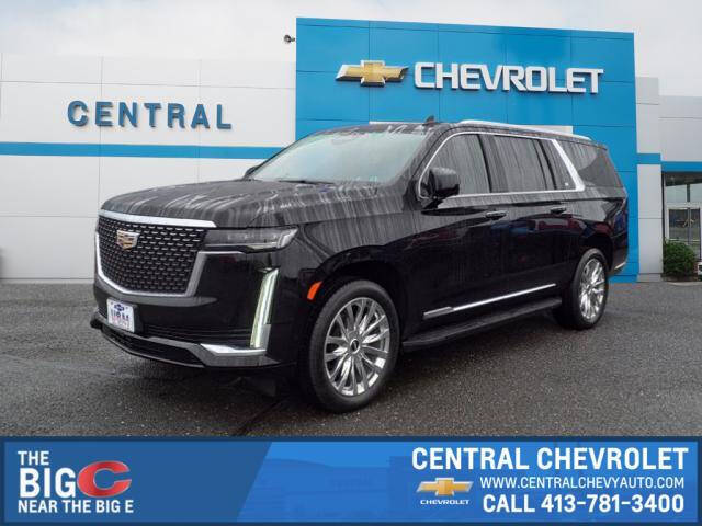 2021 Cadillac Escalade ESV for sale at CENTRAL CHEVROLET in West Springfield MA