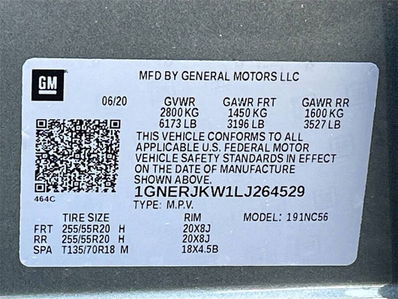 2020 Chevrolet Traverse RS