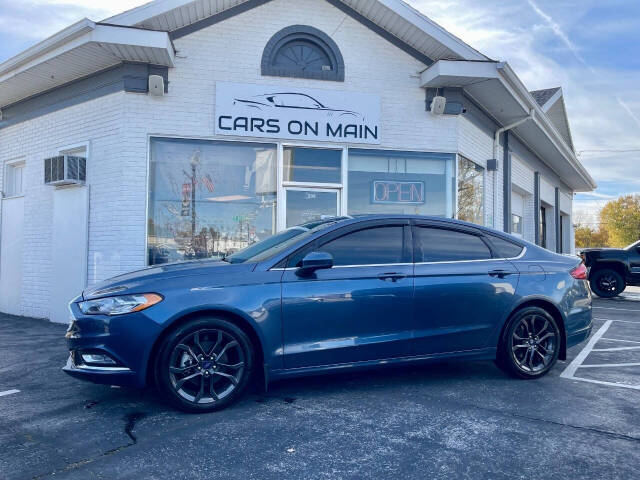 2018 Ford Fusion for sale at Cars On Main in Findlay, OH