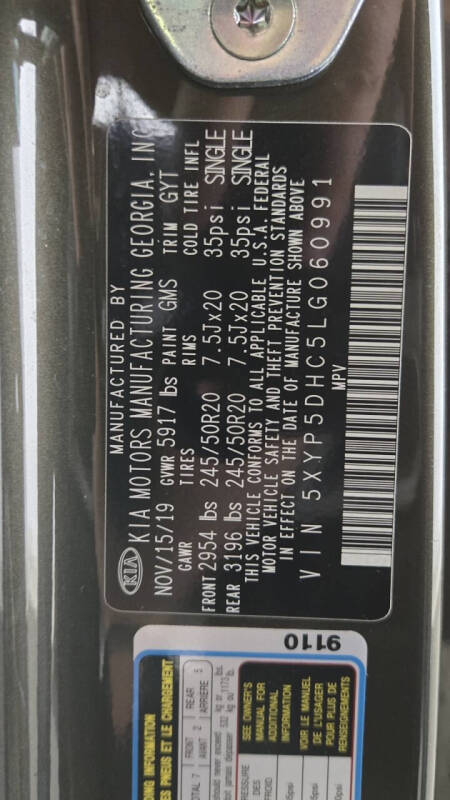 2020 Kia Telluride SX