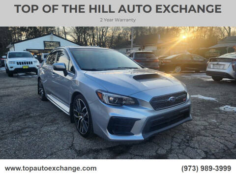 2021 Subaru WRX for sale at TOP OF THE HILL AUTO EXCHANGE in Mine Hill NJ