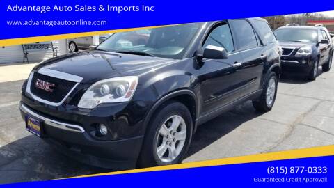 2011 GMC Acadia for sale at Advantage Auto Sales & Imports Inc in Loves Park IL