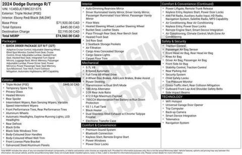 2024 Dodge Durango R/T Plus