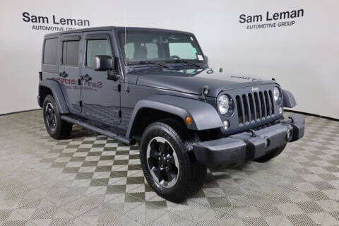 2017 Jeep Wrangler Unlimited for sale at Sam Leman Chrysler Jeep Dodge of Peoria in Peoria IL
