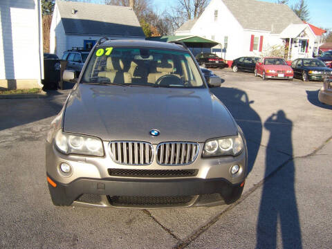 2007 BMW X3 for sale at OTTO'S AUTOS in Fort Wayne IN