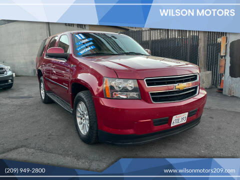 2011 Chevrolet Tahoe Hybrid for sale at WILSON MOTORS in Stockton CA