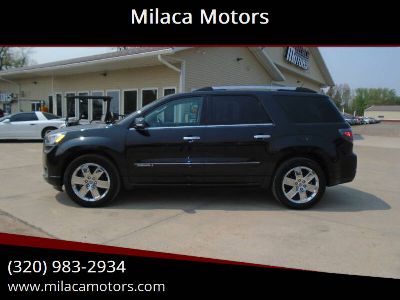 2015 GMC Acadia for sale at Milaca Motors in Milaca MN