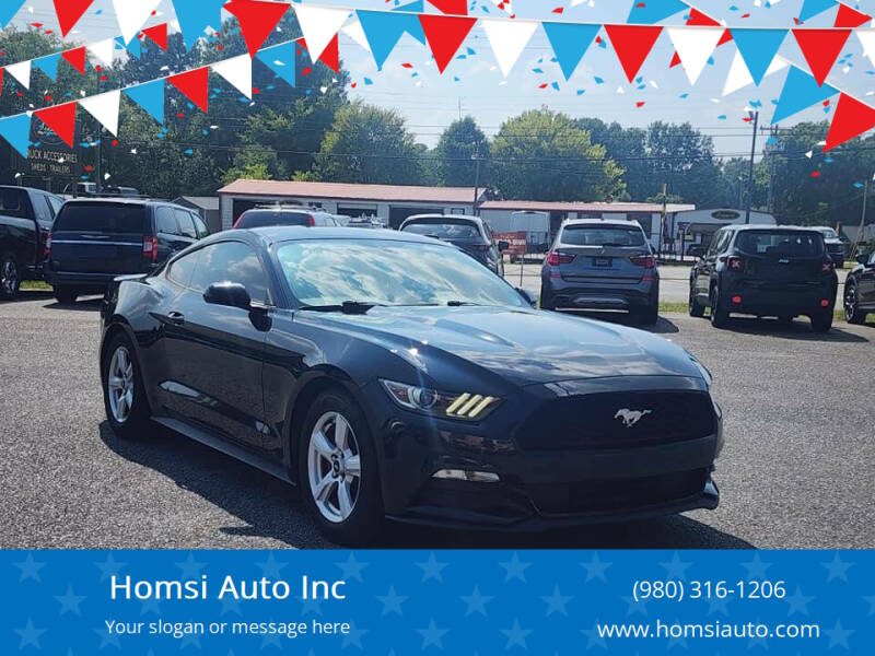 2016 Ford Mustang for sale at Homsi Auto Inc in Kannapolis NC