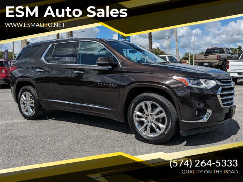 2018 Chevrolet Traverse for sale at ESM Auto Sales in Elkhart IN