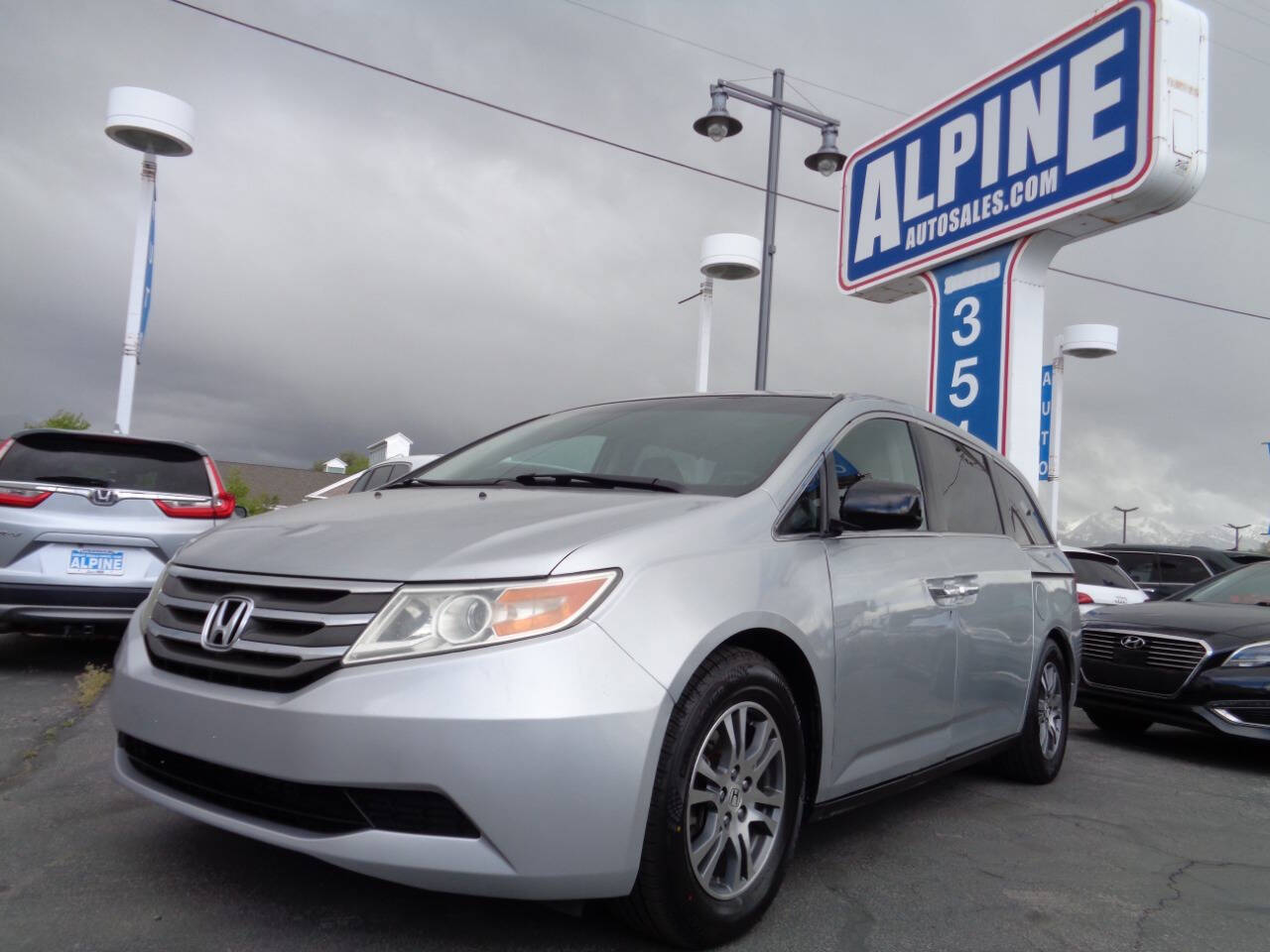Silver 2011 Honda Odyssey EX-L w/DVD EX-L 4dr Mini-Van w/DVD 1