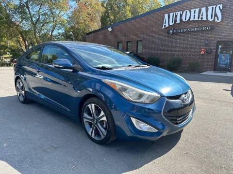 2014 Hyundai Elantra Coupe for sale at Autohaus of Greensboro in Greensboro NC