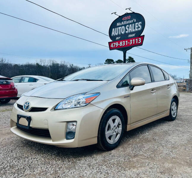 2010 Toyota Prius for sale at McAllister's Auto Sales LLC in Van Buren AR