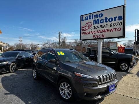 2016 Jeep Cherokee for sale at Latino Motors in Aurora IL