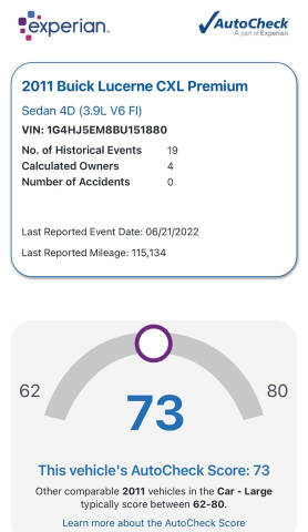 2011 Buick Lucerne CXL Premium