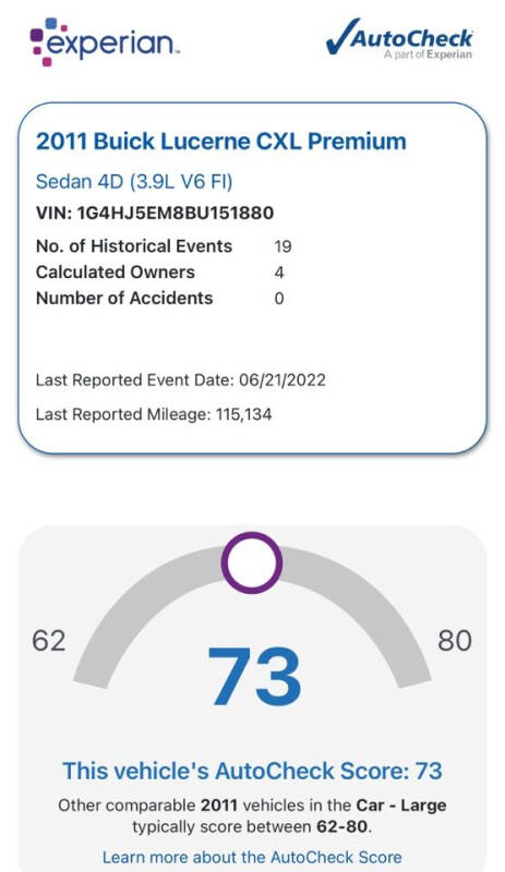 2011 Buick Lucerne CXL Premium
