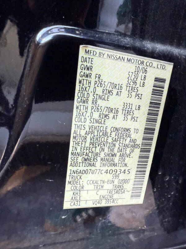 2007 Nissan Frontier