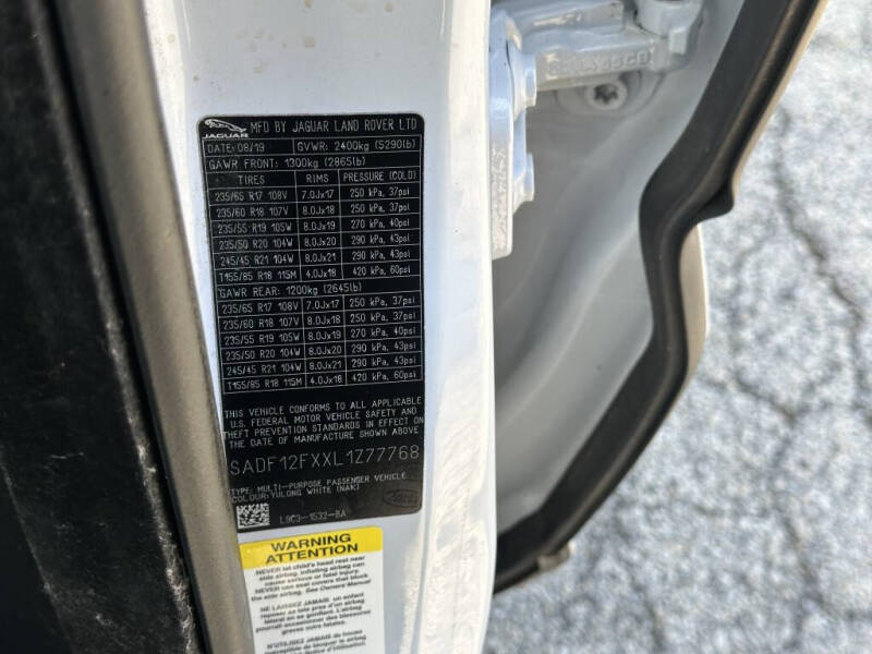 2020 Jaguar E-PACE P250 Checkered Flag Edition