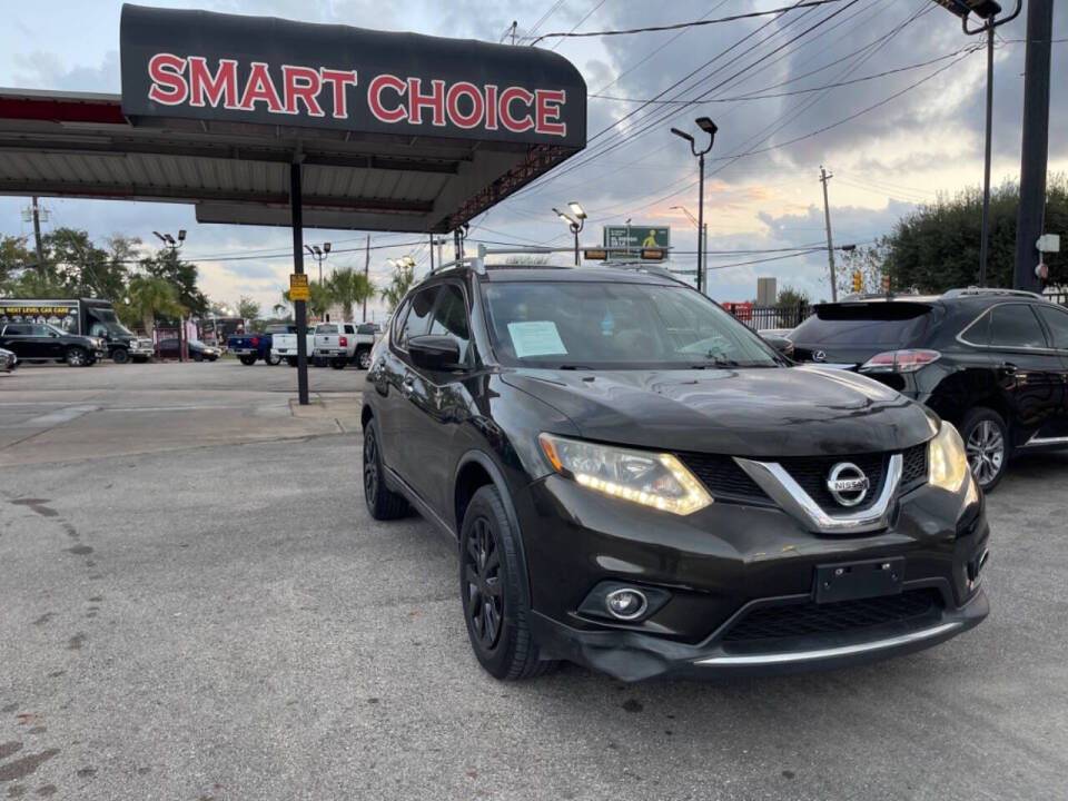 2016 Nissan Rogue for sale at SMART CHOICE AUTO in Pasadena, TX