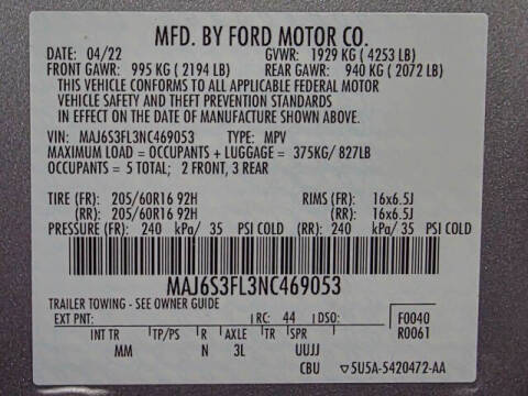 2022 Ford EcoSport S