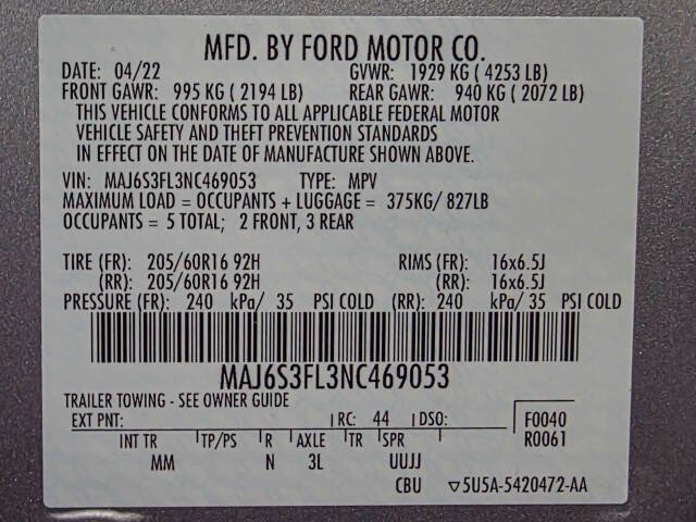 2022 Ford EcoSport S