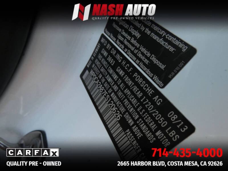 2014 Porsche Boxster