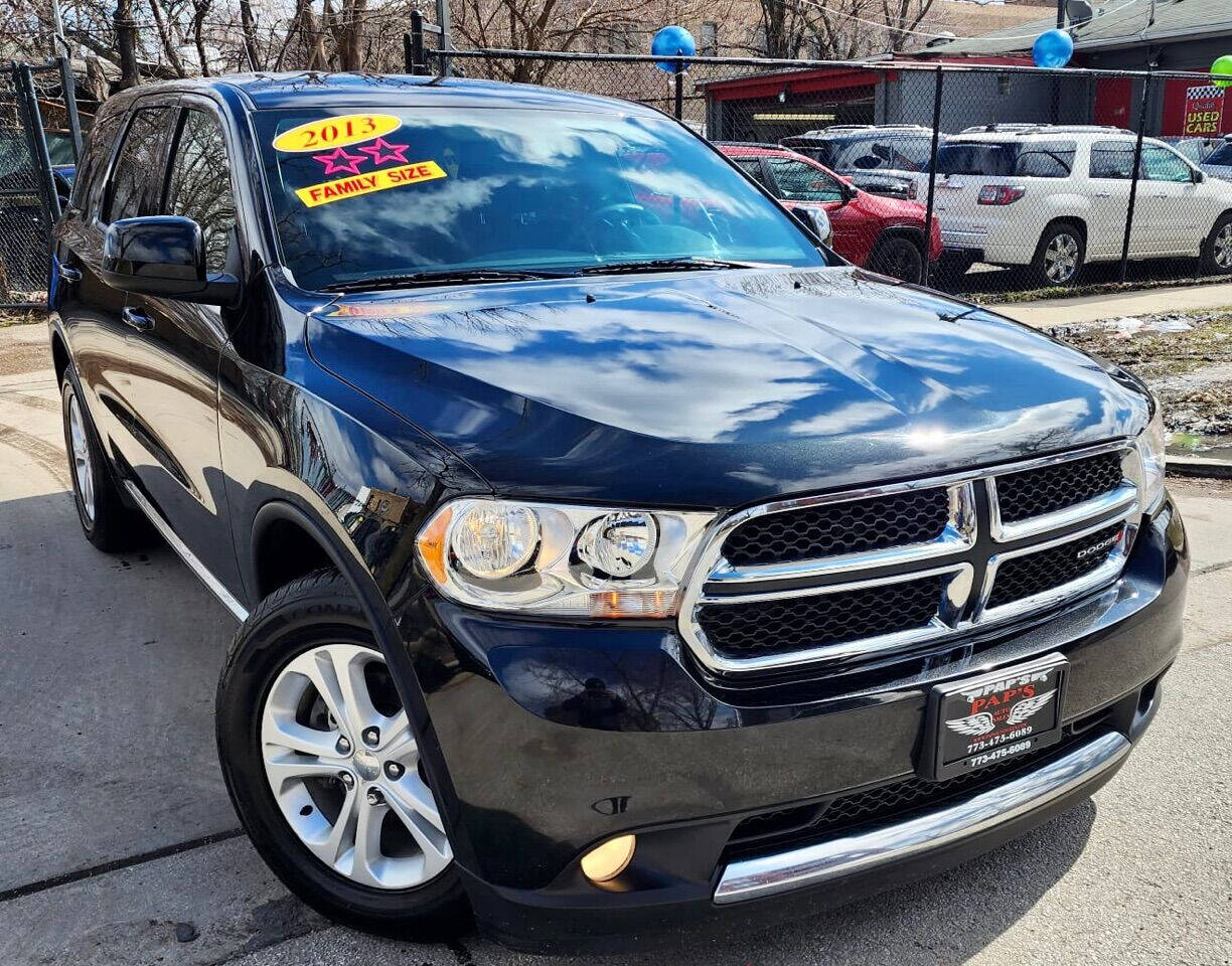 Black 2013 Dodge Durango SXT AWD SXT 4dr SUV 1