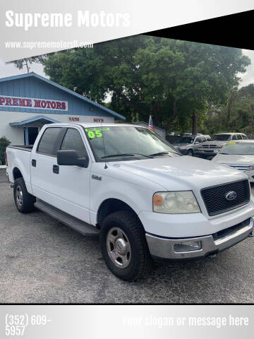 2005 Ford F-150 for sale at Supreme Motors in Leesburg FL