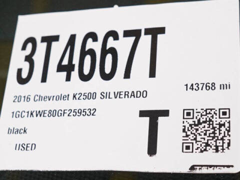 2016 Chevrolet Silverado 2500HD