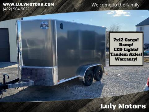 2023 R&M 7X12 V-Nose Enclosed Cargo for sale at Luly Motors-Trailers in Lincoln NE