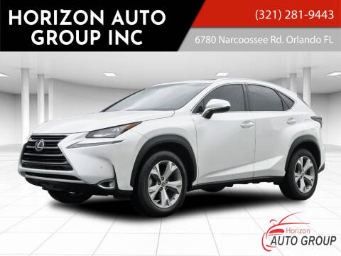 2017 Lexus NX 200t for sale at HORIZON AUTO GROUP INC in Orlando FL