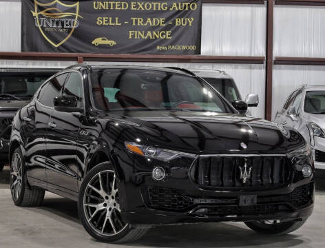 2017 Maserati Levante for sale at United Exotic Auto in Houston TX