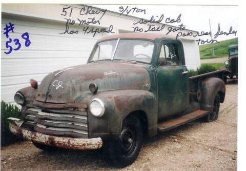 1951 Chevrolet C/K 2500 Series for sale at Classic Car Deals in Cadillac MI