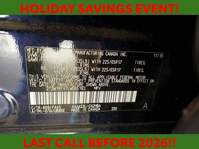 2020 Toyota RAV4 XLE