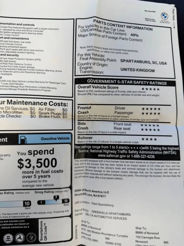 2023 BMW X3 xDrive30i