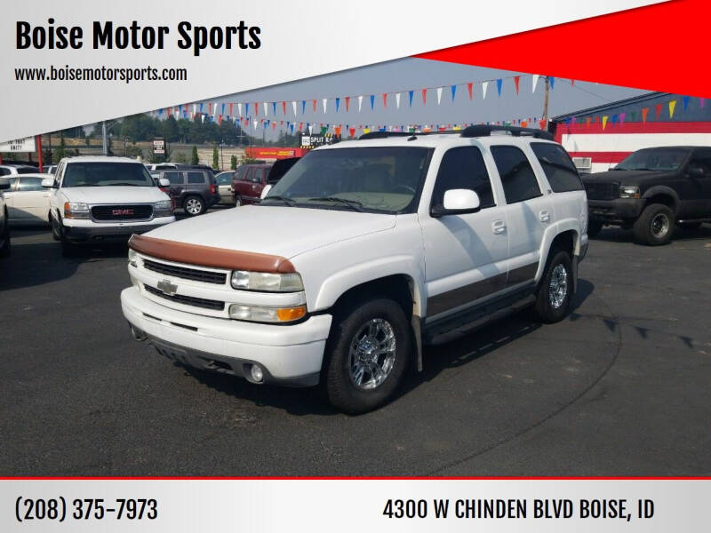 2003 Chevrolet Tahoe for sale at Boise Motor Sports in Boise ID