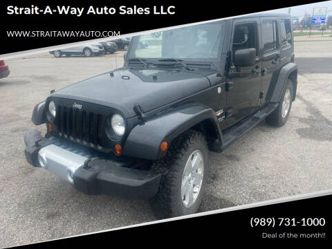 2010 Jeep Wrangler Unlimited for sale at Strait-A-Way Auto Sales LLC in Gaylord MI