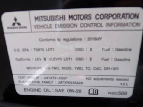 2018 Mitsubishi Eclipse Cross ES