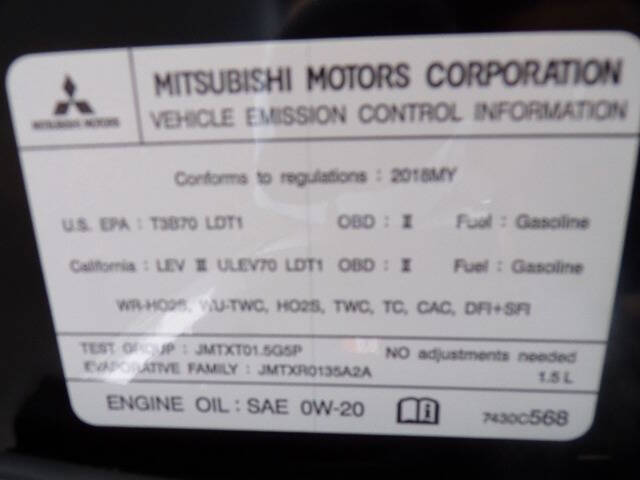 2018 Mitsubishi Eclipse Cross ES
