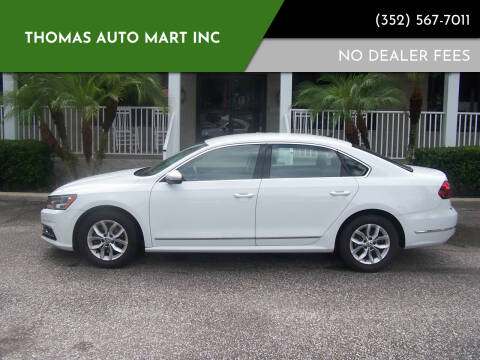 2017 Volkswagen Passat for sale at Thomas Auto Mart Inc in Dade City FL