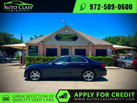 2017 Mercedes-Benz E-Class for sale at Auto Class Direct in Plano TX