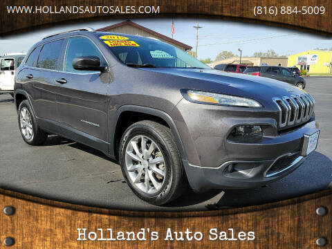 2018 Jeep Cherokee for sale at Holland's Auto Sales in Harrisonville MO