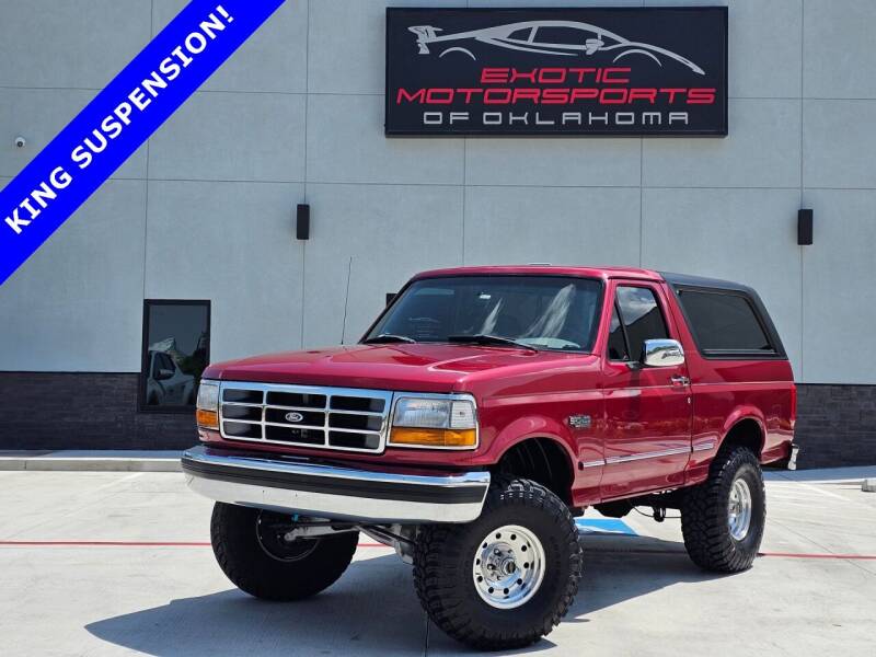 1994 Ford Bronco for sale at Exotic Motorsports of Oklahoma in Edmond OK