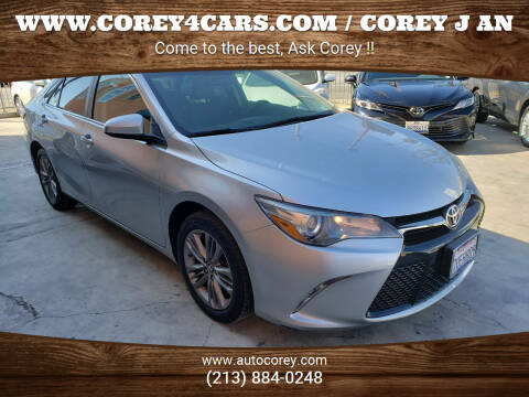 2017 Toyota Camry for sale at WWW.COREY4CARS.COM / COREY J AN in Los Angeles CA