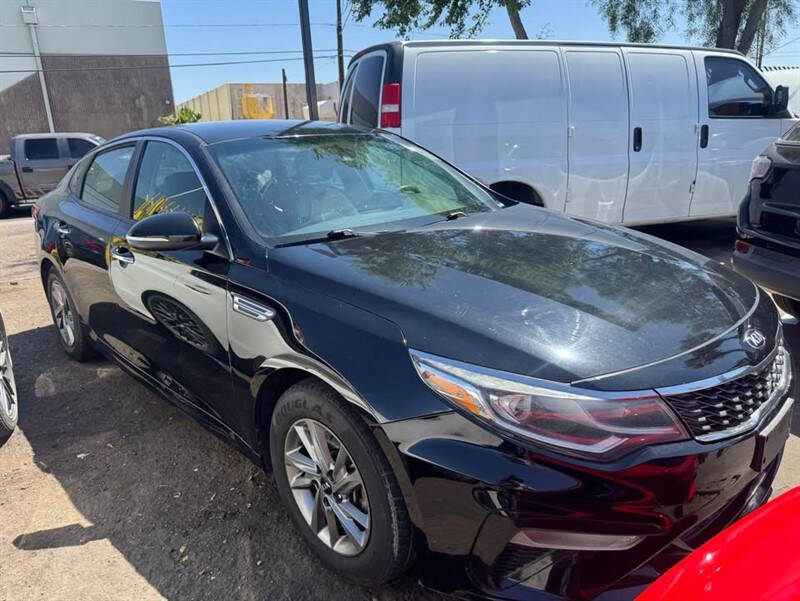 Black 2019 Kia Optima LX LX 4dr Sedan 1