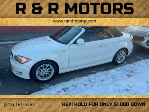 2011 BMW 1 Series for sale at R & R Motors in Queensbury NY