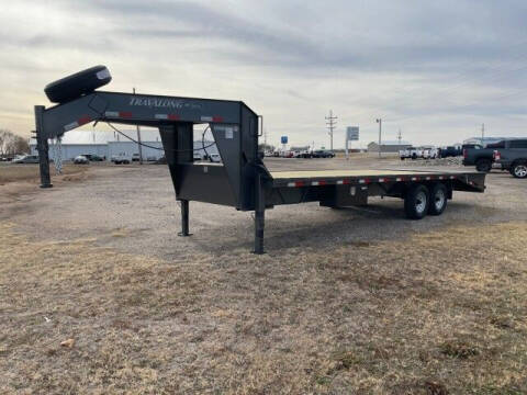 2023 TRAVALONG 25' GN FLATBED for sale at NEWBERRY FAMILY AUTO in Harper KS