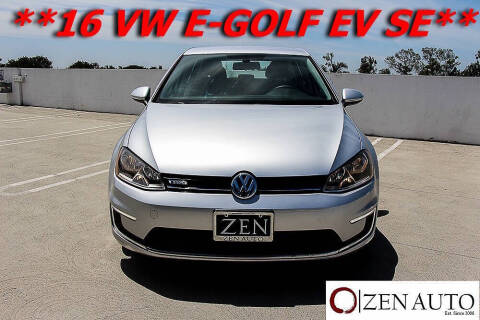 2016 Volkswagen e-Golf SE