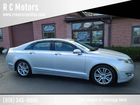 2014 Lincoln MKZ Hybrid for sale at R C Motors in Lunenburg MA