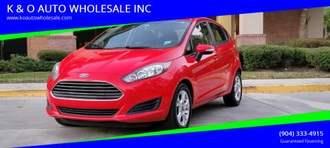 2015 Ford Fiesta for sale at K & O AUTO WHOLESALE INC in Jacksonville FL